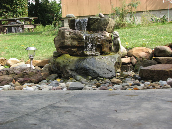 Small Handcarved Fountain